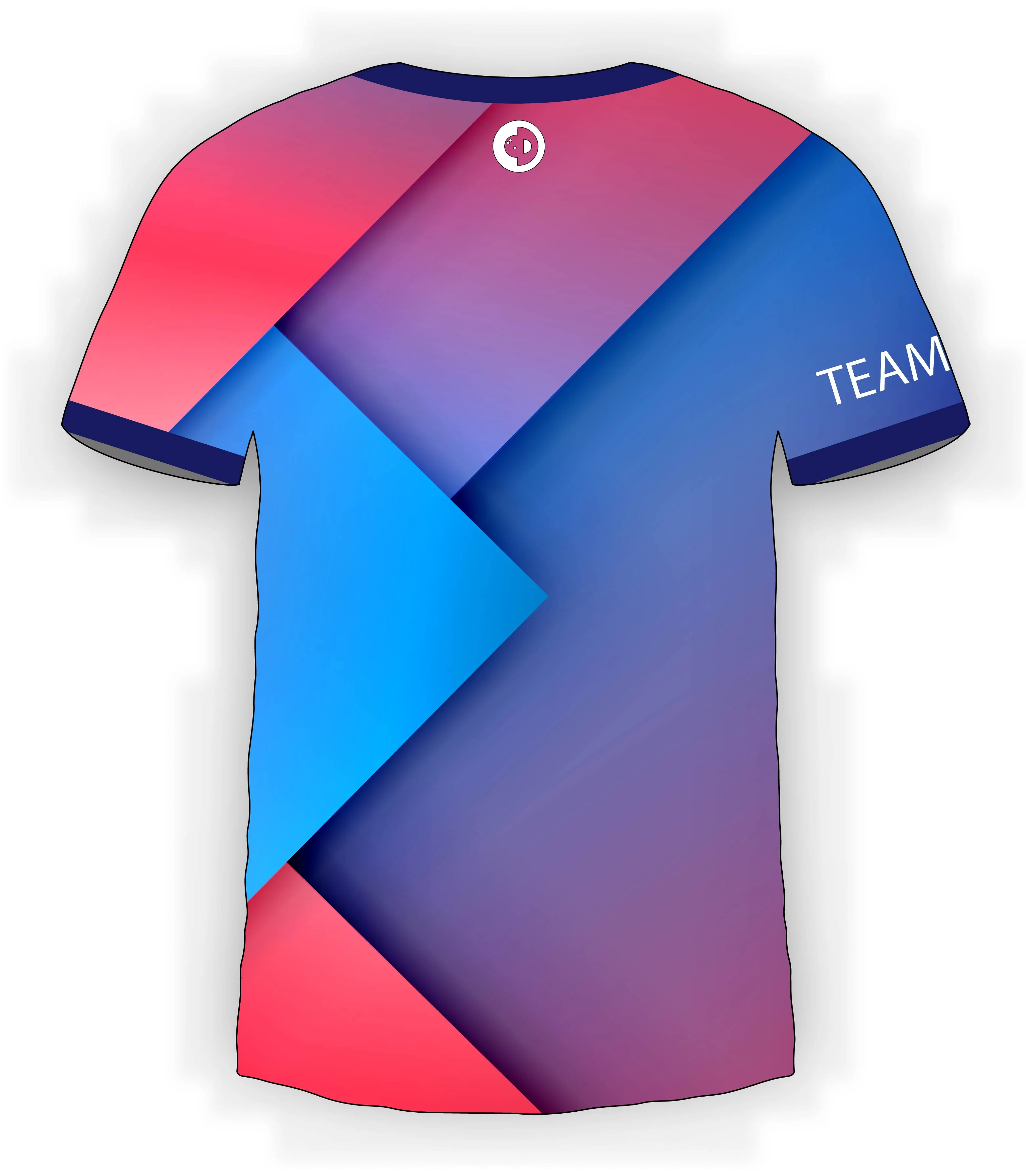 Gradient Mountains Jersey - Image 2