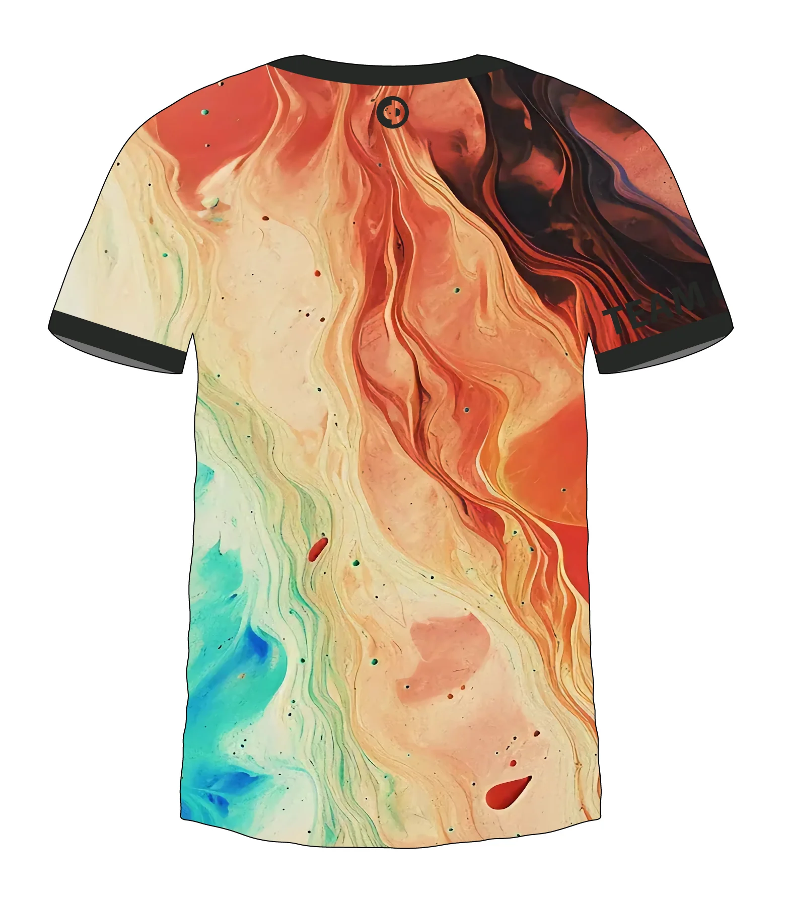 Colorful Marble 4 Jersey - Image 2