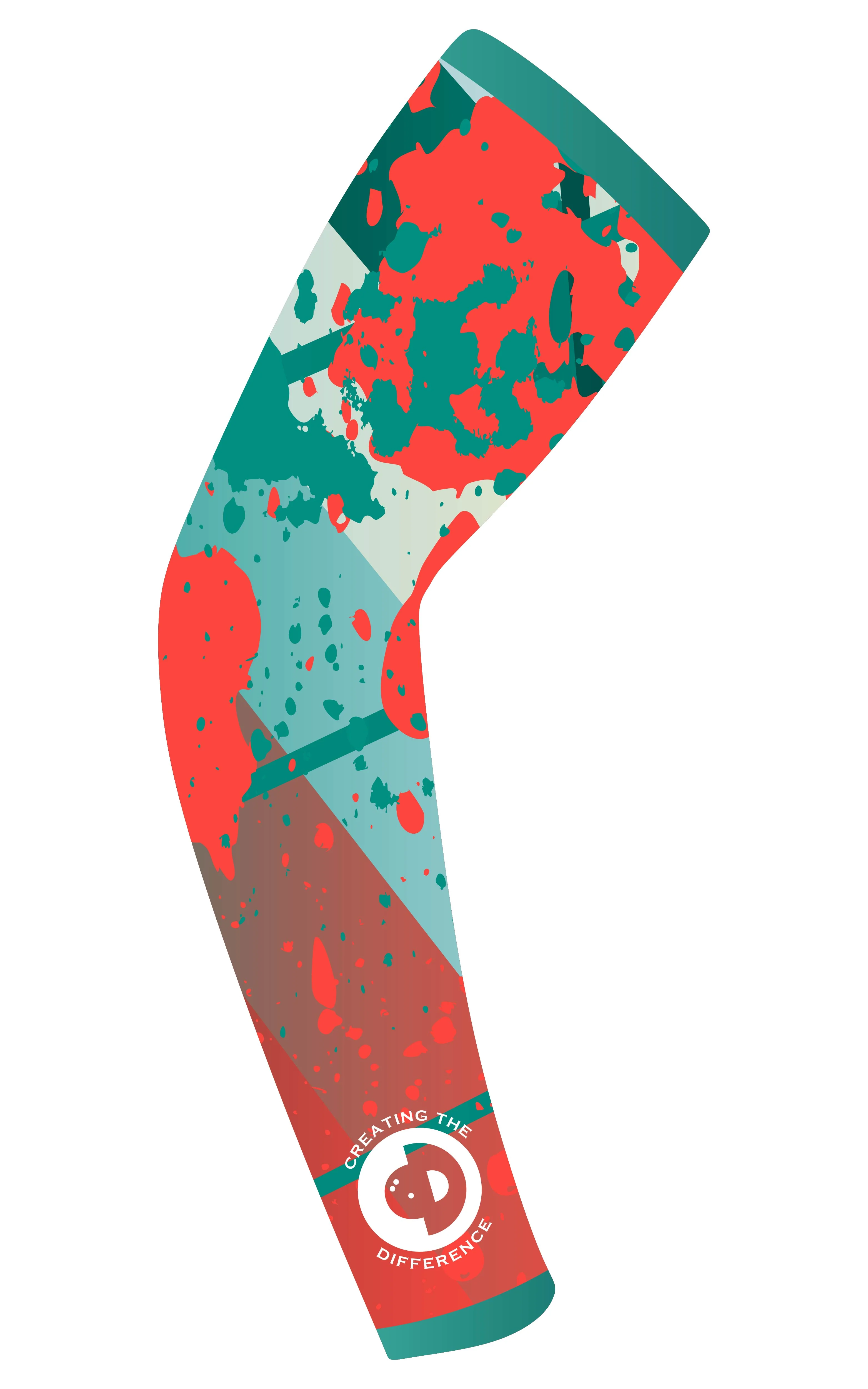Splatter Style Red Strike Sleeve