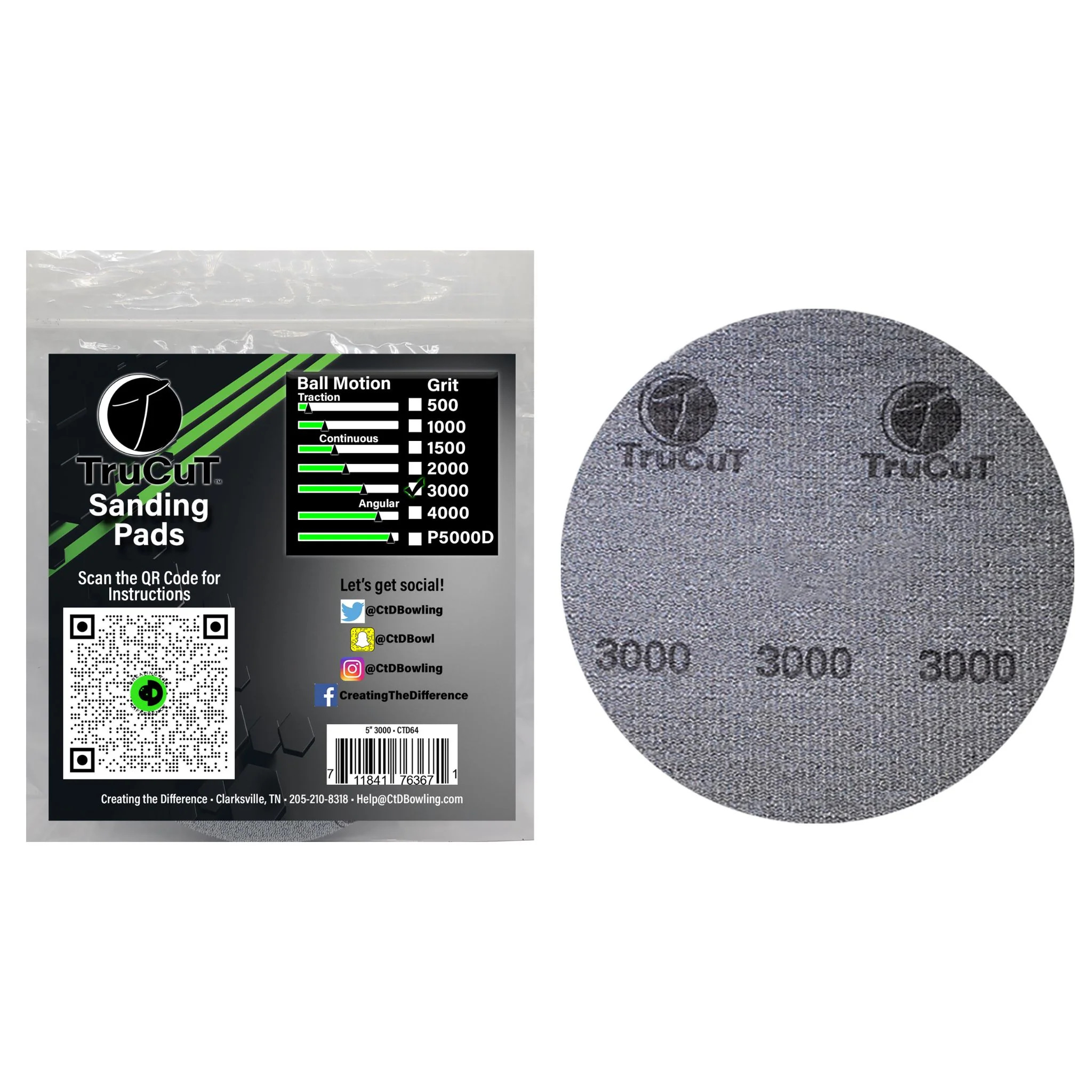 TruCut Sanding Pads - 5" - Image 5
