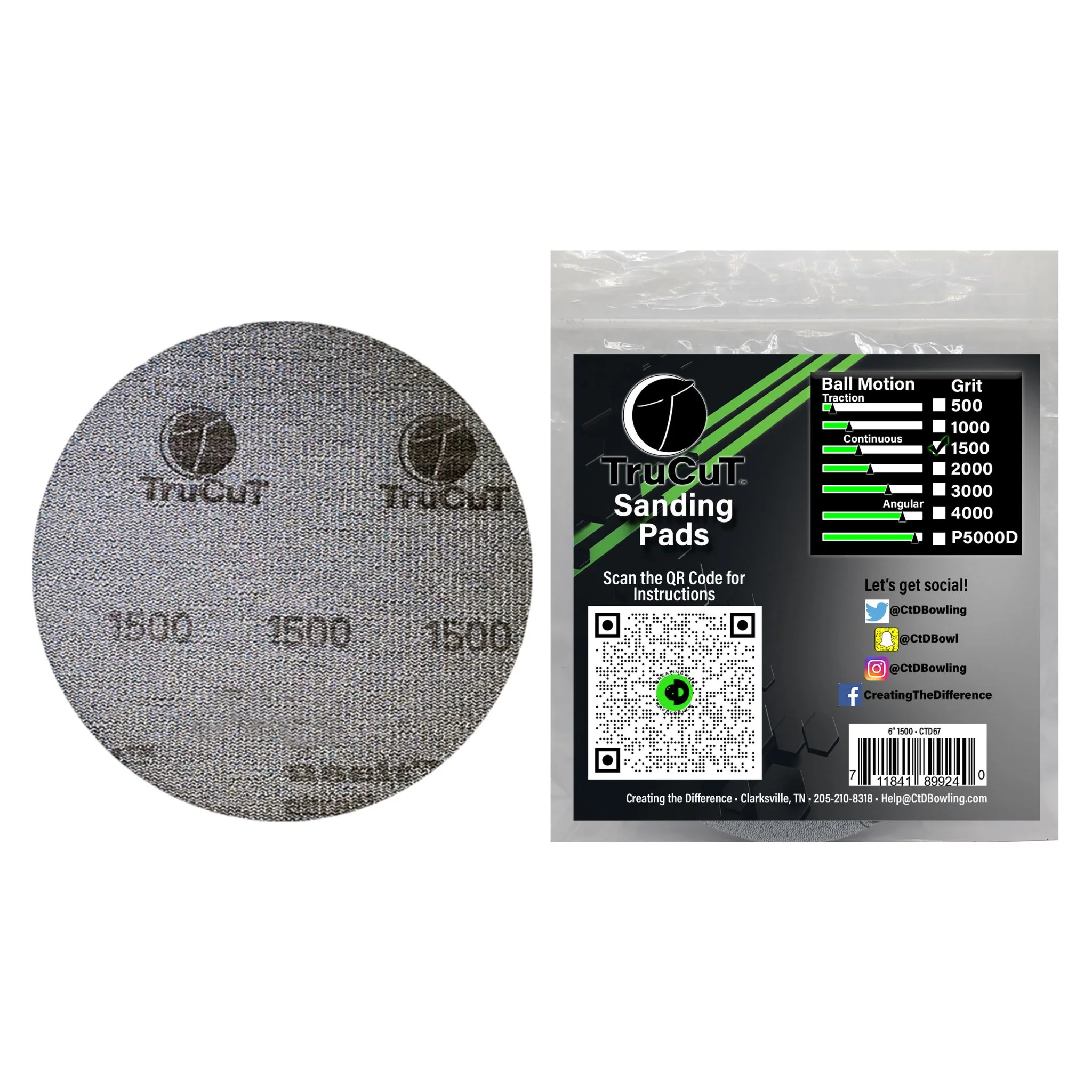 TruCut Sanding Pads - 6" - Image 10