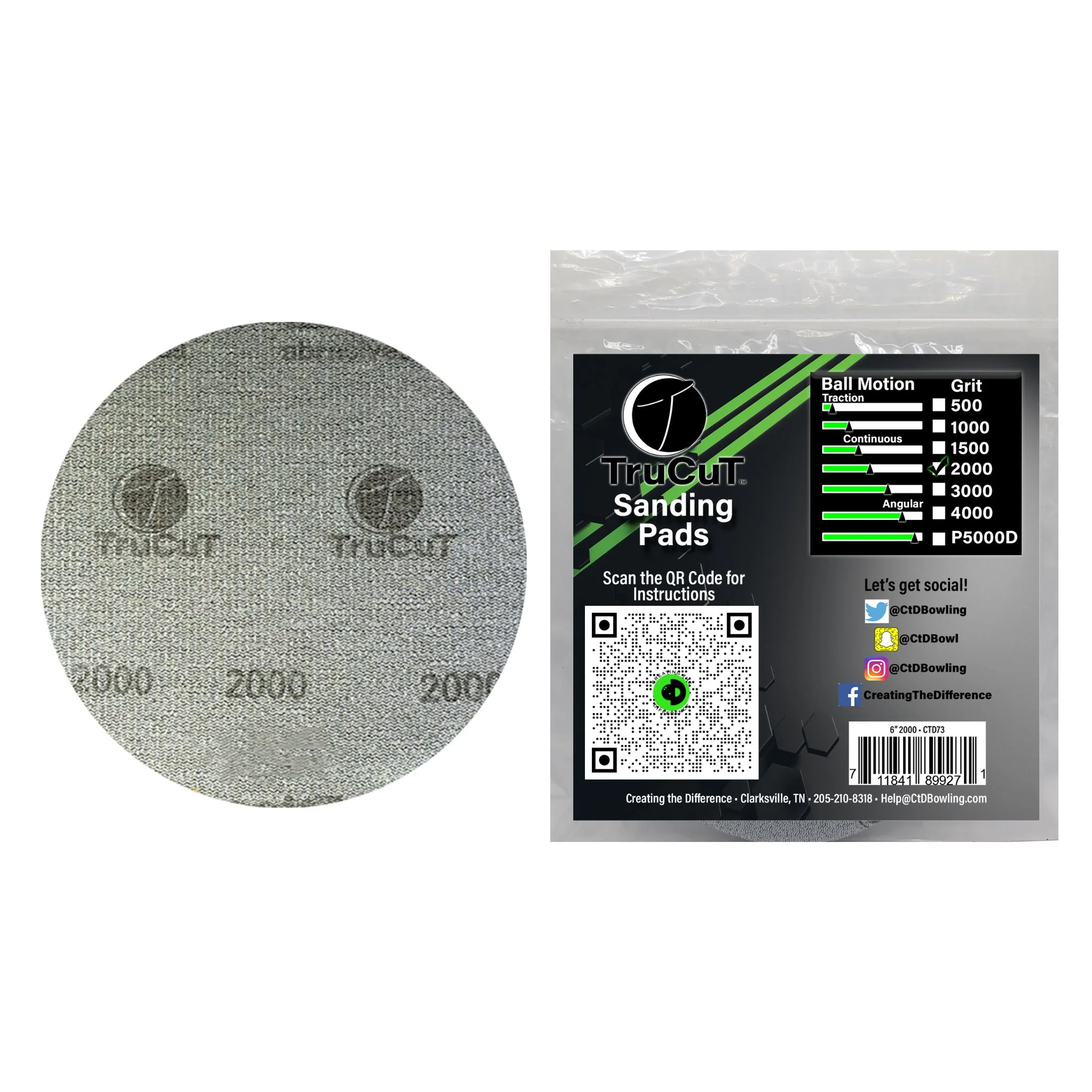 TruCut Sanding Pads - 6" - Image 11