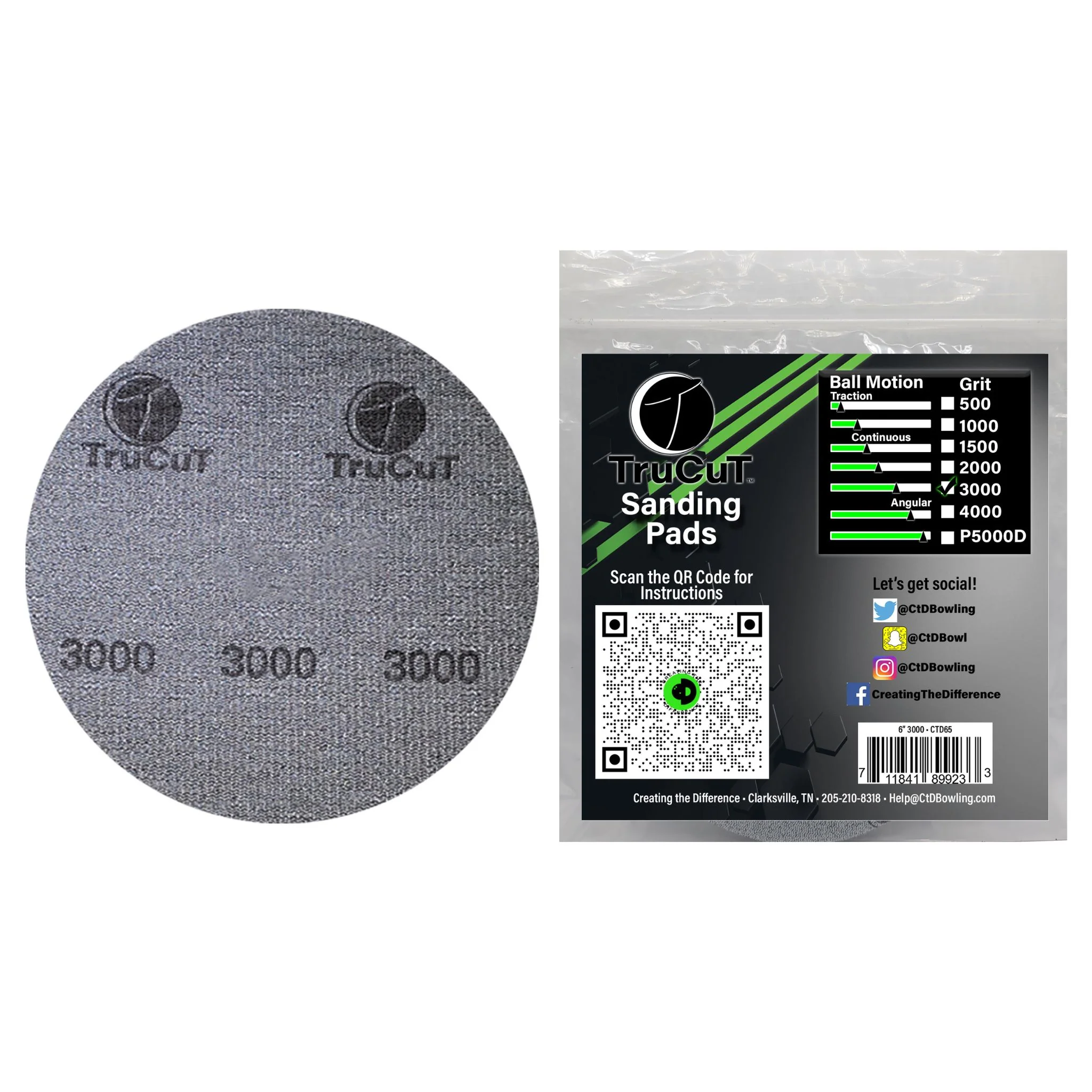 TruCut Sanding Pads - 6" - Image 12