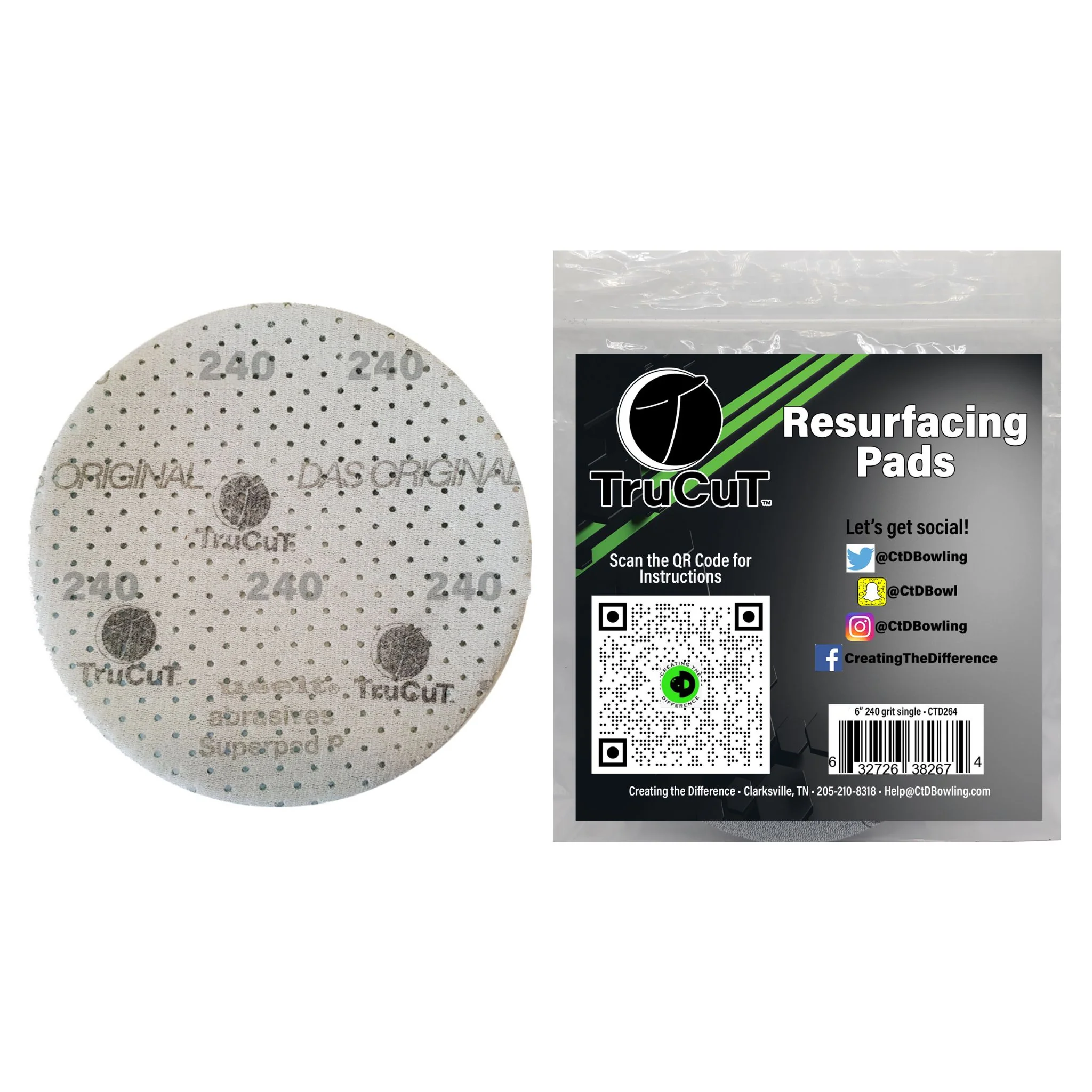 TruCut Sanding Pads - 6" - Image 3