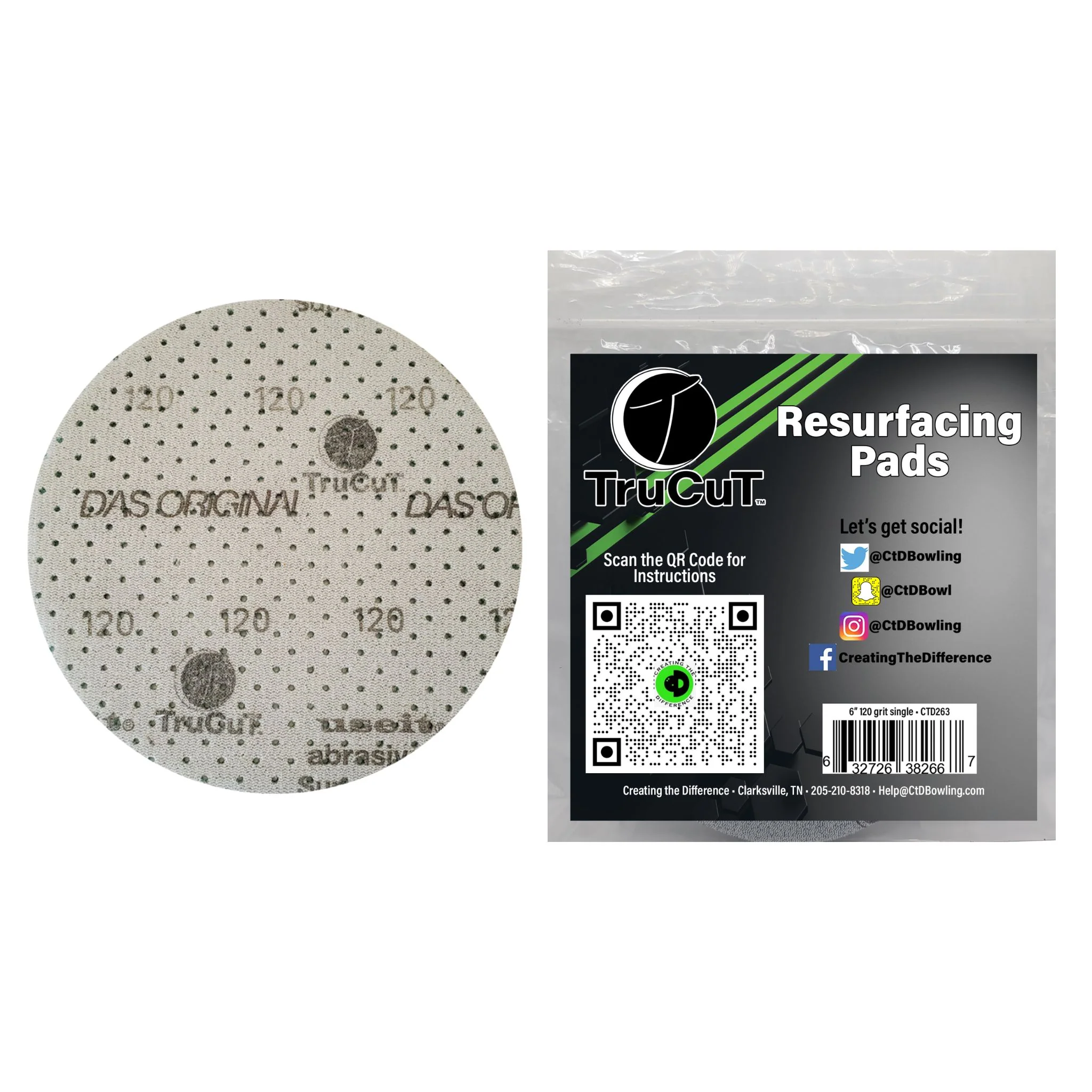 TruCut Sanding Pads - 6" - Image 6