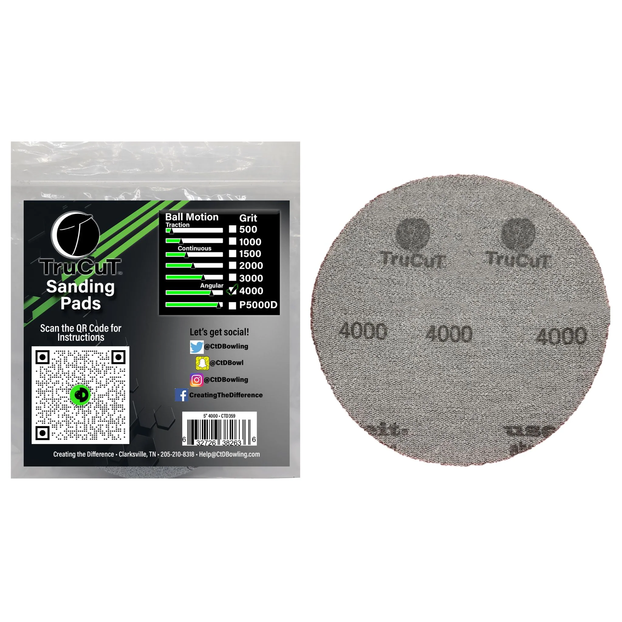 TruCut Sanding Pads - 5" - Image 6